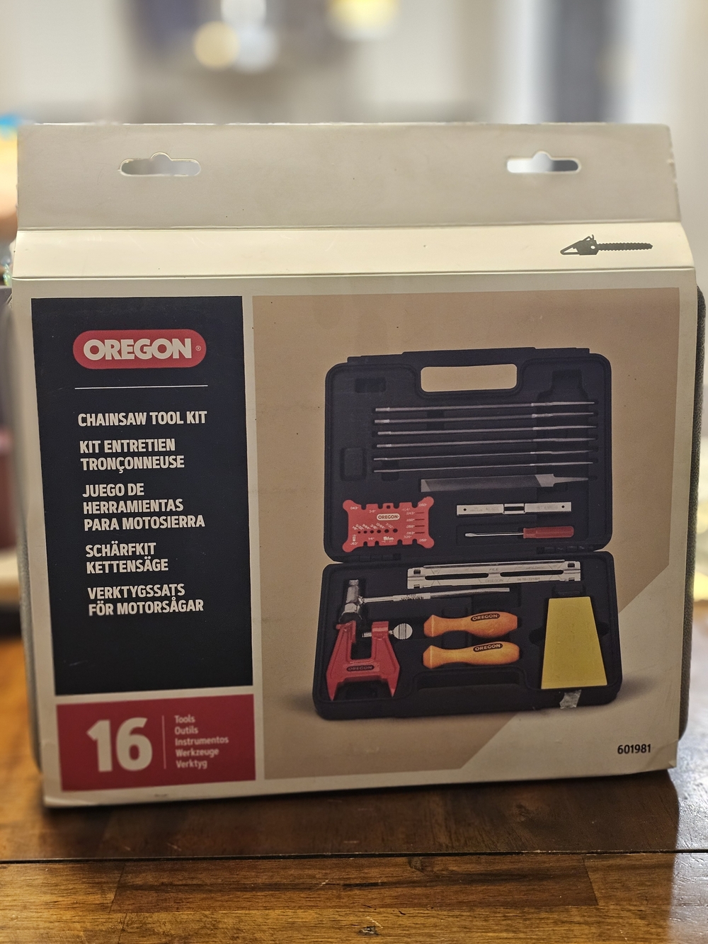 Oregon Chainsaw Toolkit Chain Sharpening Kit Hard Case 16 Tools NEW Never Opend